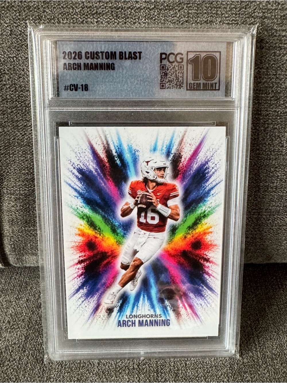 Arch Manning - 2026 Custom Blast CV-18 PCG 10 Gem Mint